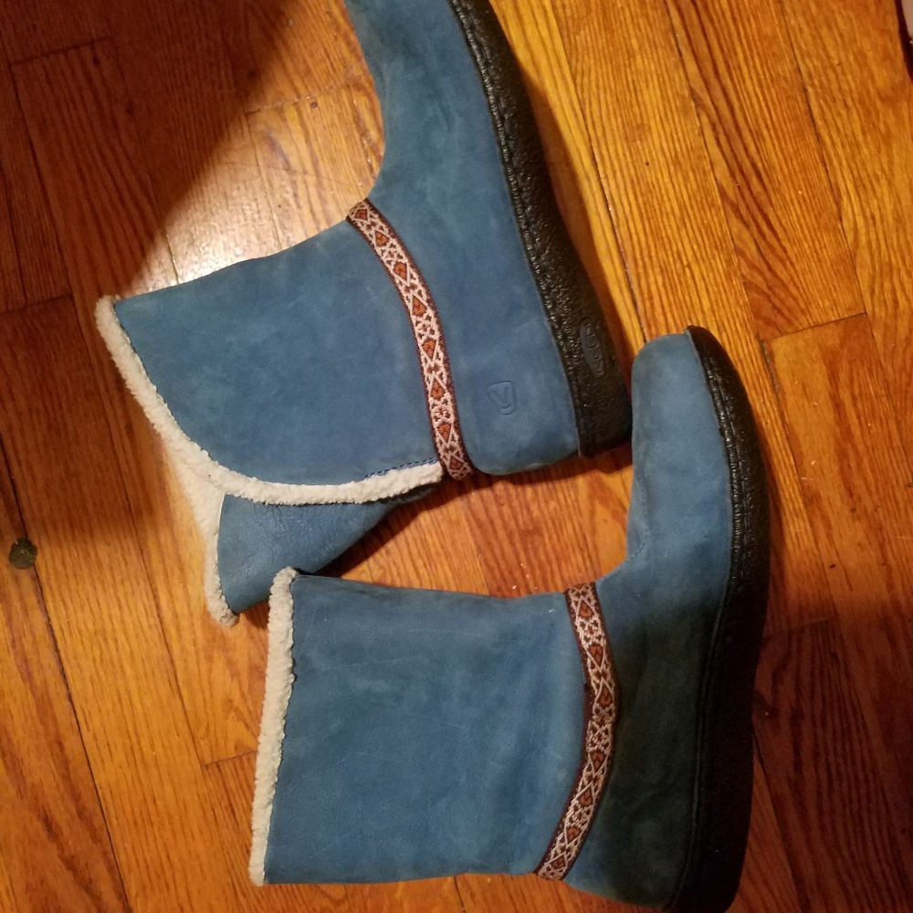 Teal Booties